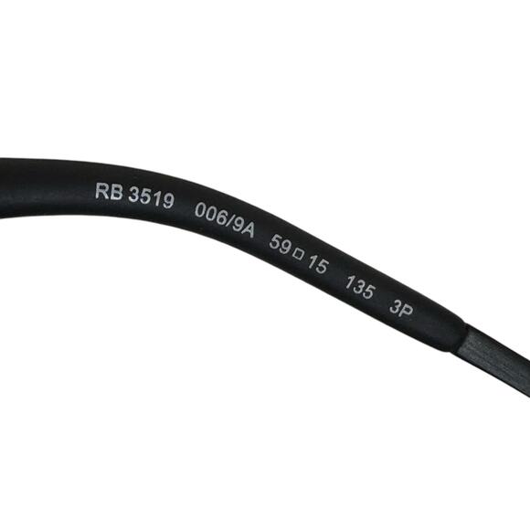 Ray-Ban Men's ORB3519 Polarized Aviator Sunglasses NWT - Picture 7 of 9